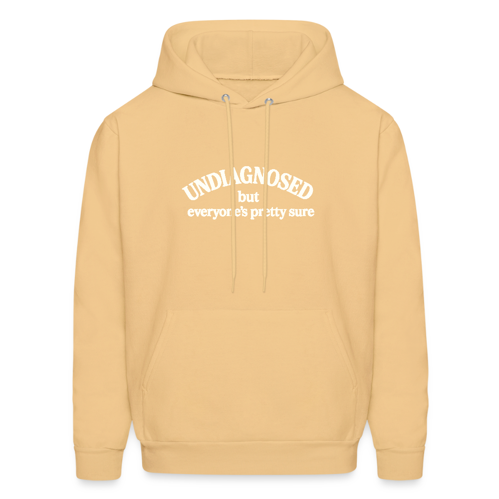 Men's mental health Hoodie - light gold