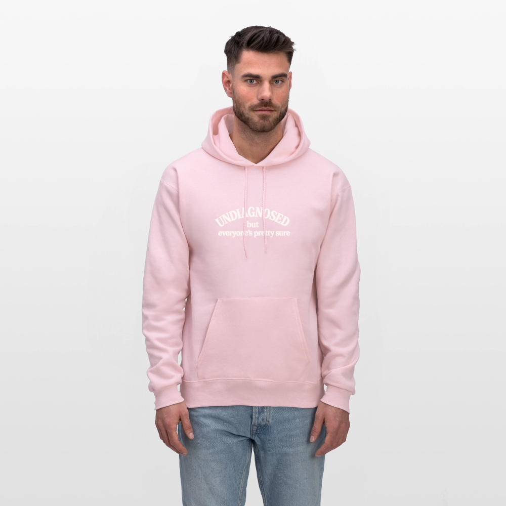 Men's mental health Hoodie - pale pink