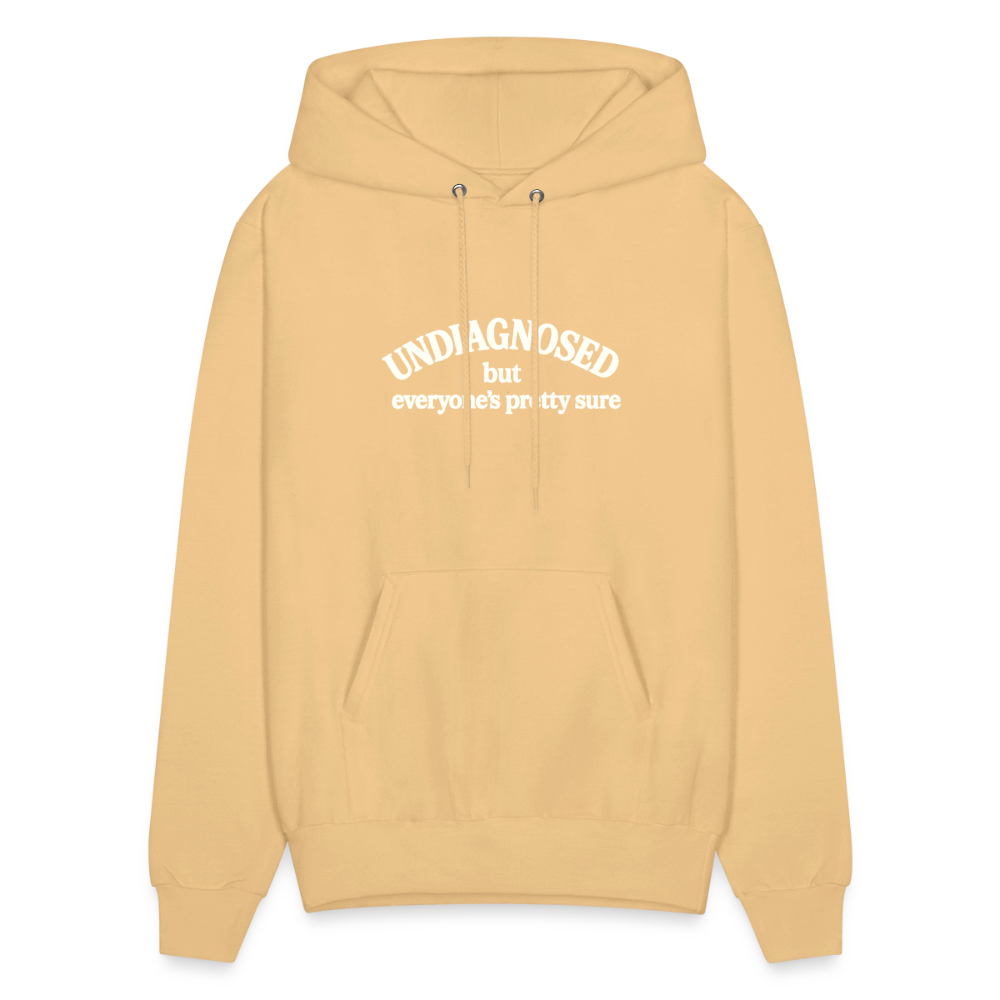 Men's mental health Hoodie - light gold