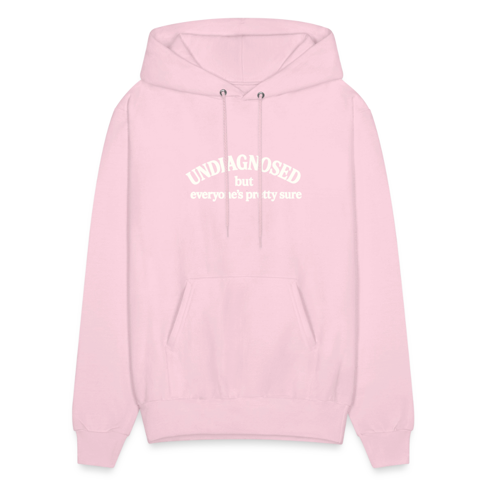 Men's mental health Hoodie - pale pink
