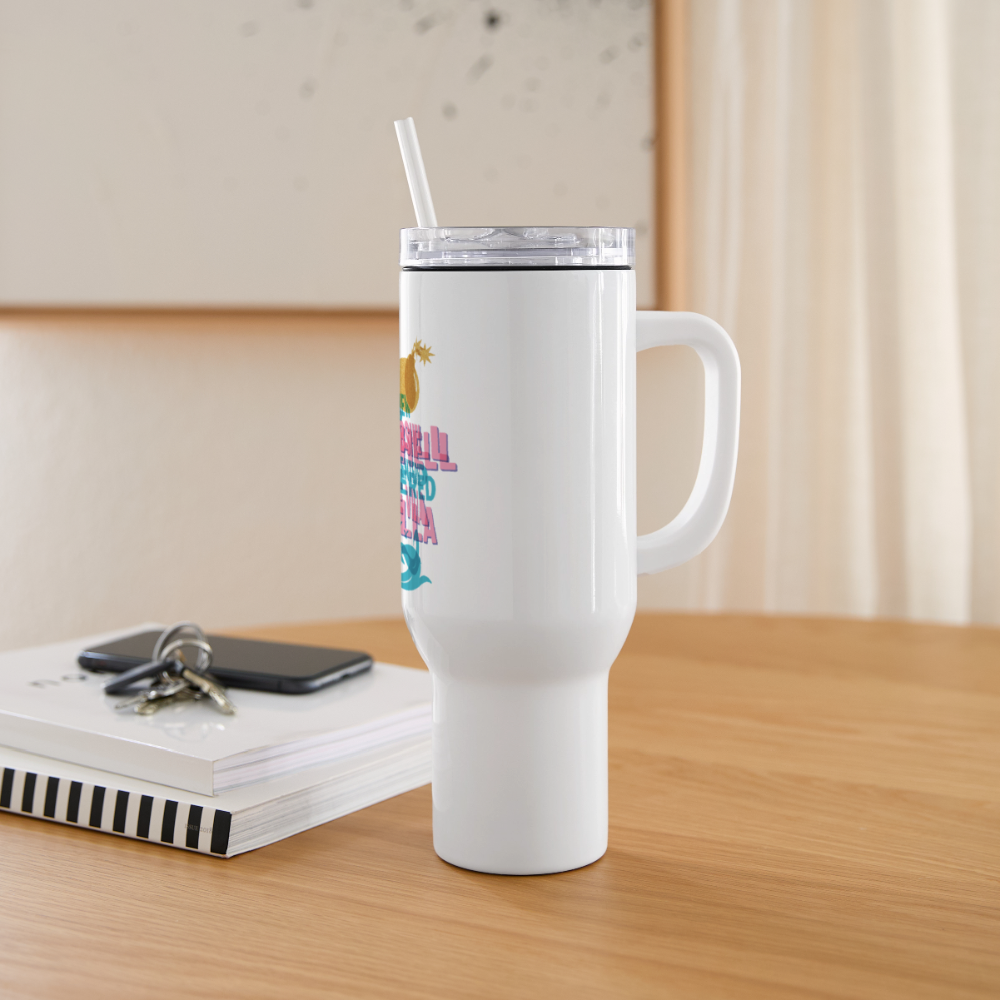 Love Island Inspired 40 oz Travel Tumbler - white
