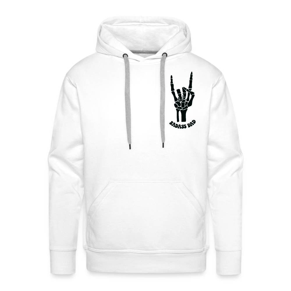Bad Dads Club Premium Hoodie - white