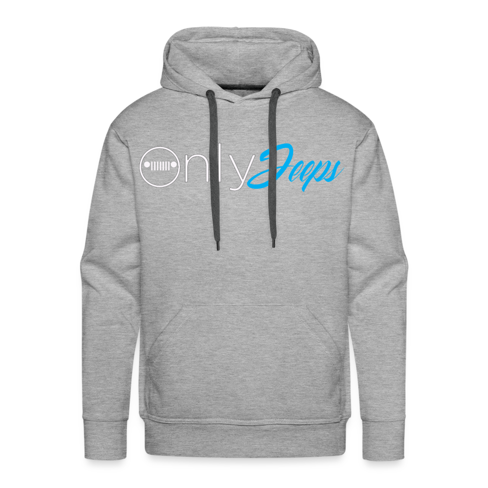 Only Jeeps Men’s Hoodie - heather grey