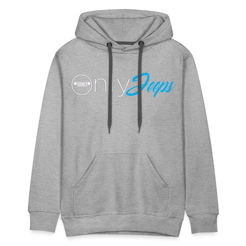 Only Jeeps Men’s Hoodie - heather grey