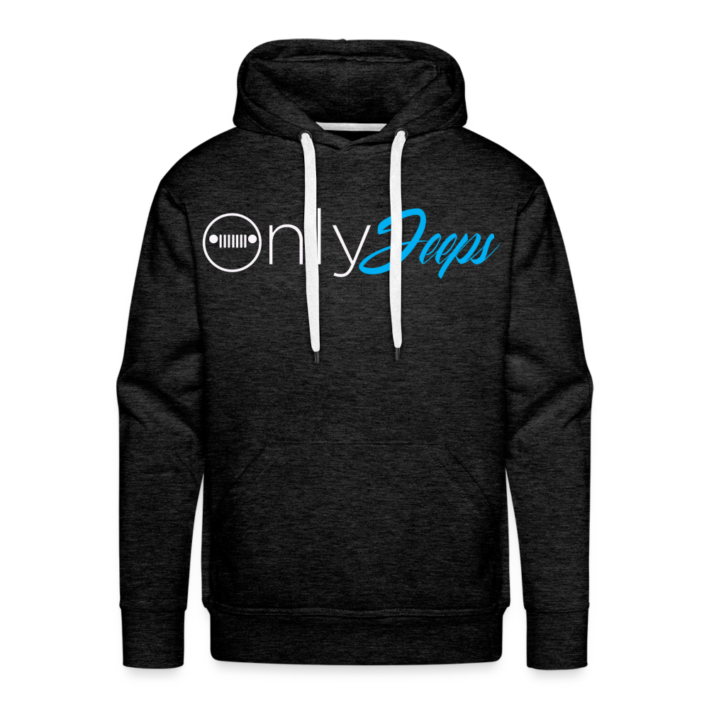 Only Jeeps Men’s Hoodie - charcoal grey