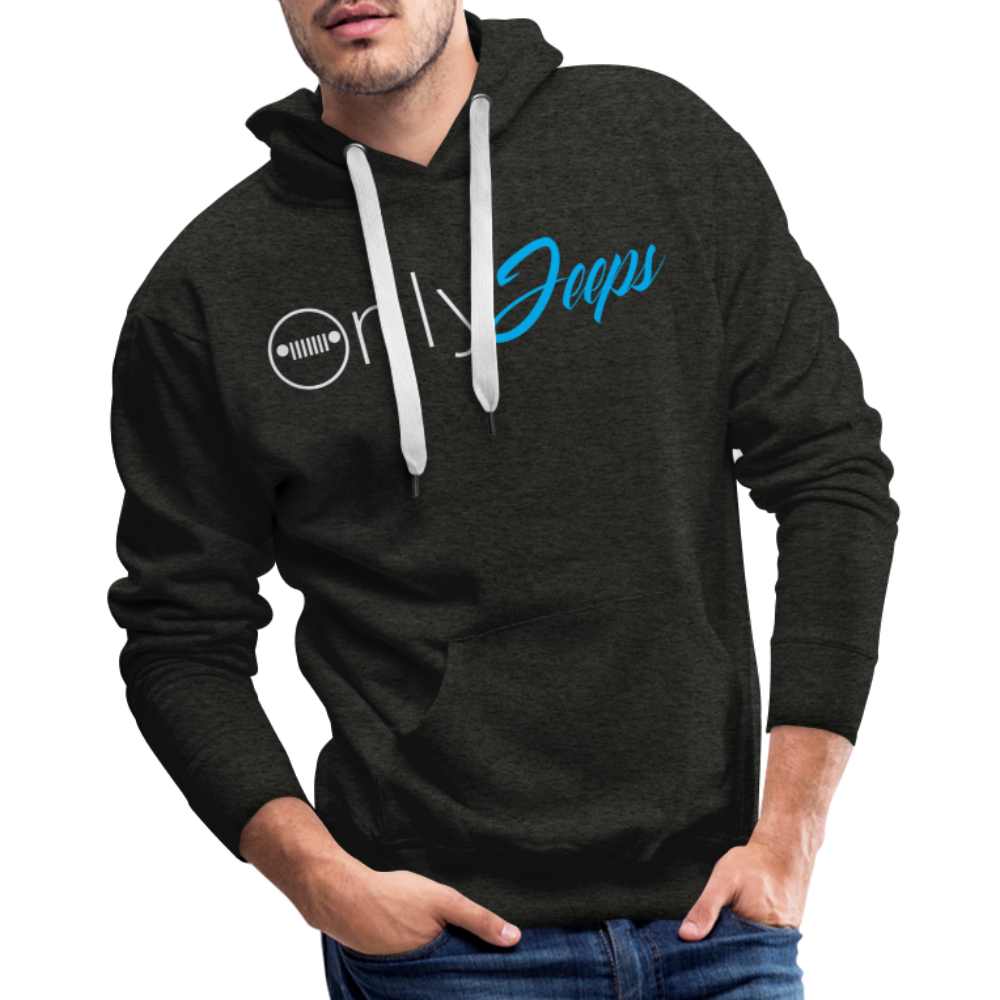 Only Jeeps Men’s Hoodie - charcoal grey