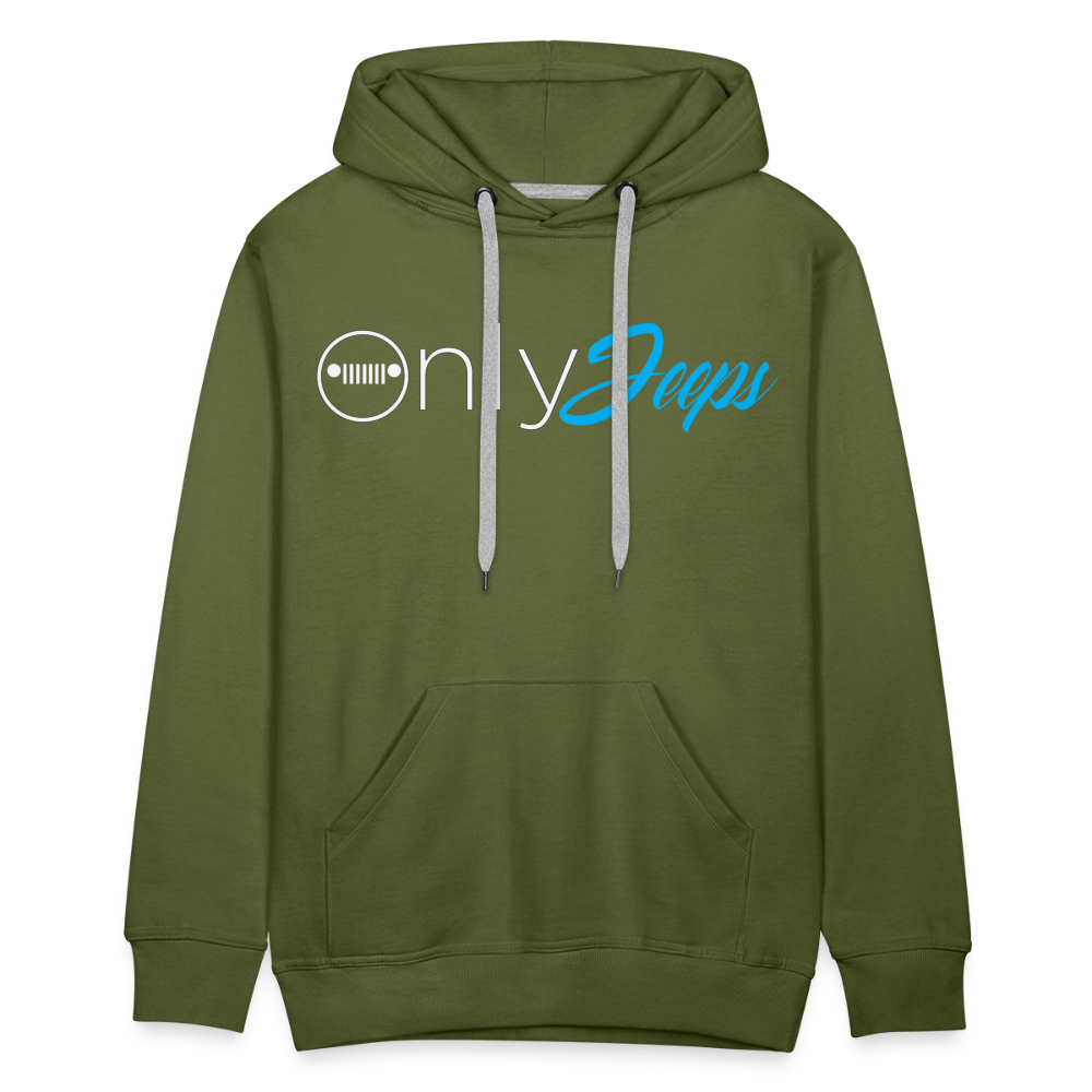 Only Jeeps Men’s Hoodie - olive green
