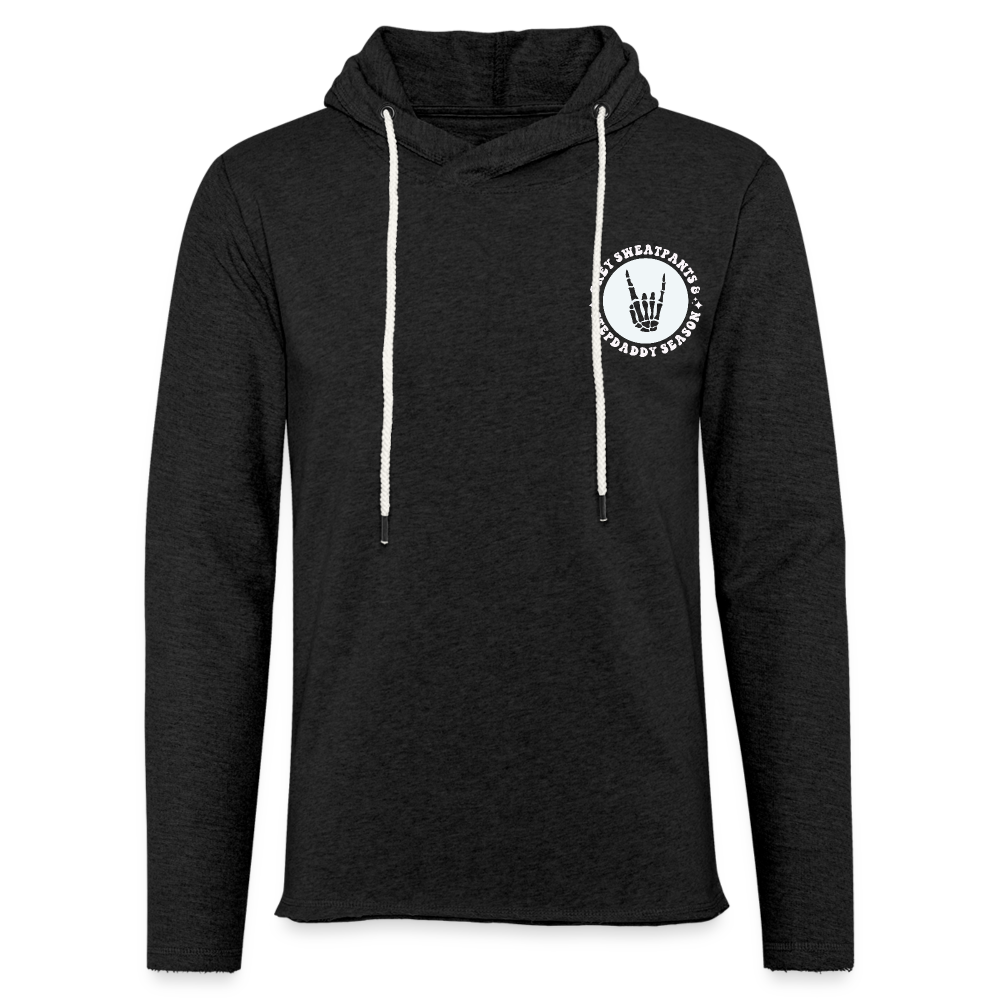 Step daddy season Lightweight Terry Hoodie - charcoal grey