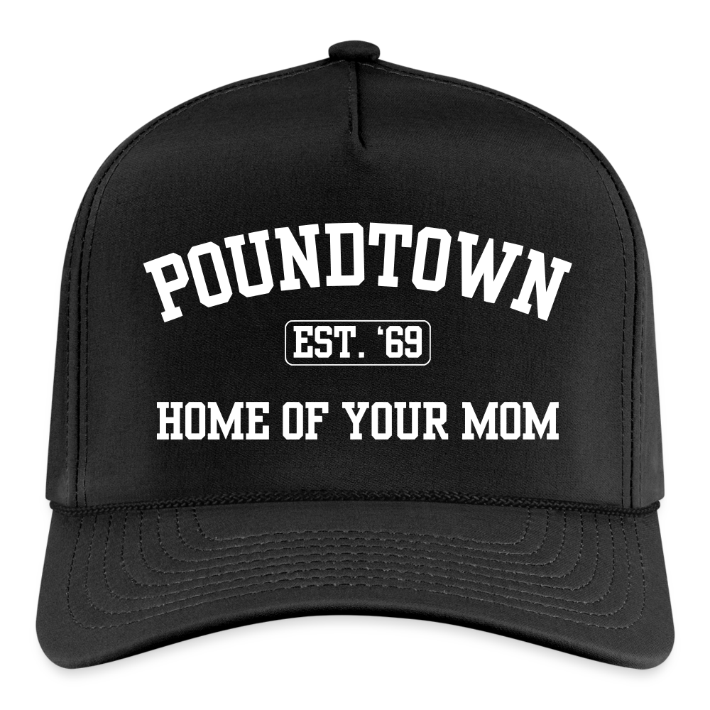 Poundtown Mom Rope Cap - black/black