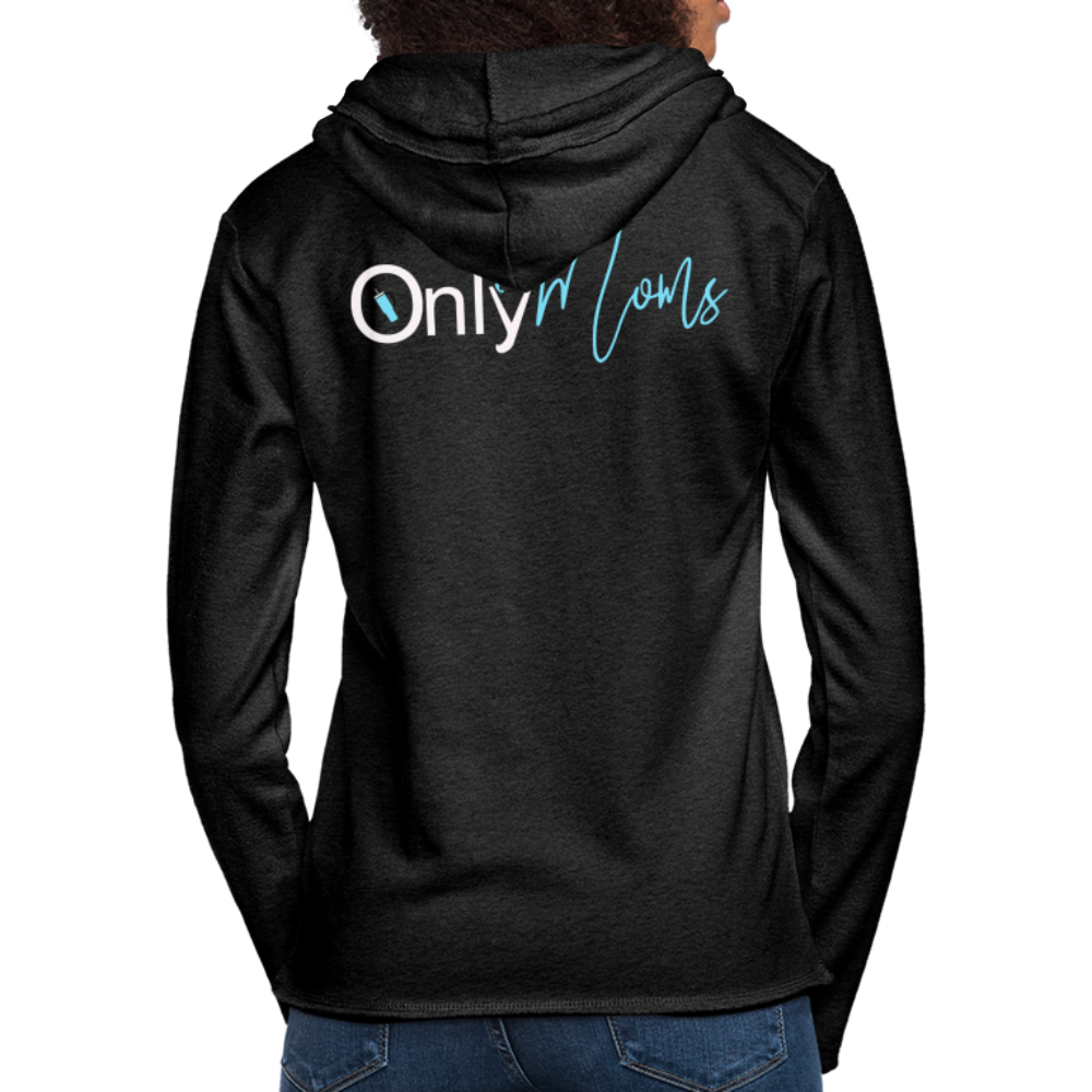Onlymoms Lightweight Terry Hoodie - charcoal grey