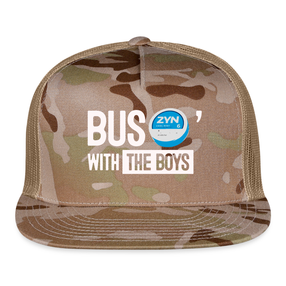 BusZyn Trucker Cap - MultiCam\tan