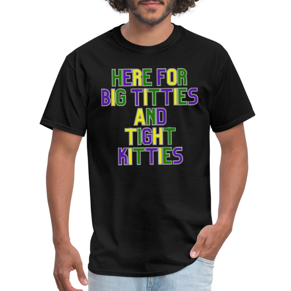 Mardi Gras Unisex Classic T-Shirt Hanes - black