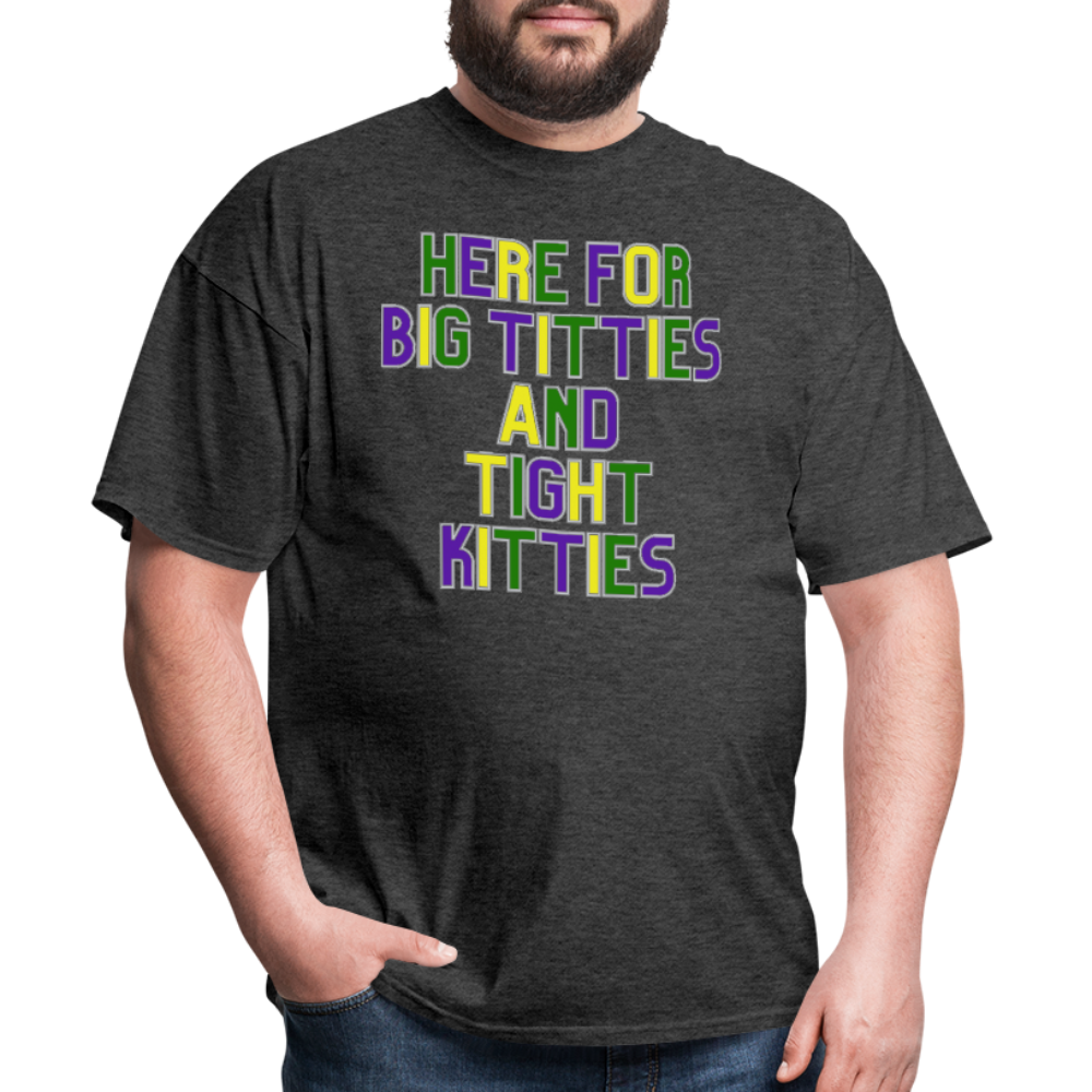 Mardi Gras Unisex Classic T-Shirt Hanes - heather black