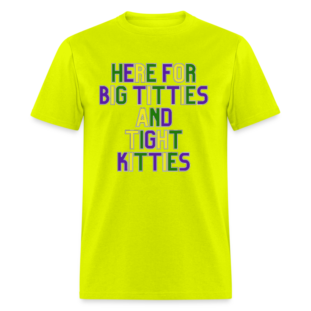 Mardi Gras Unisex Classic T-Shirt Hanes - safety green
