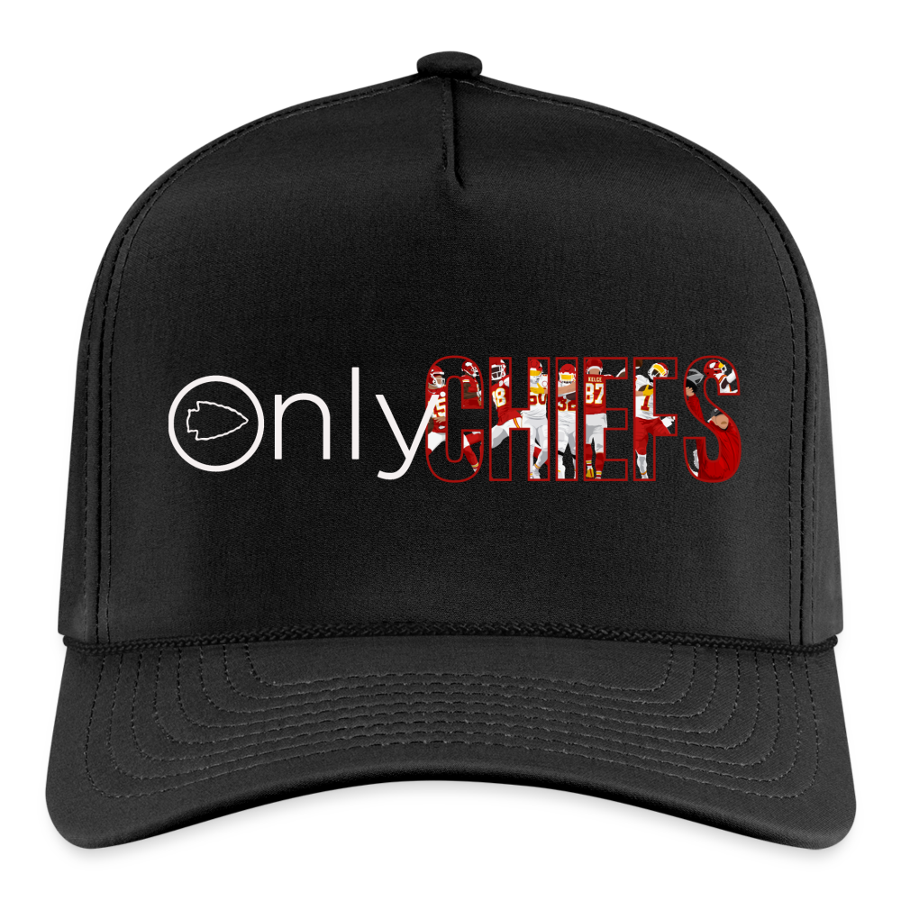 Onlychiefs Rope Cap (White On Red) - black/black