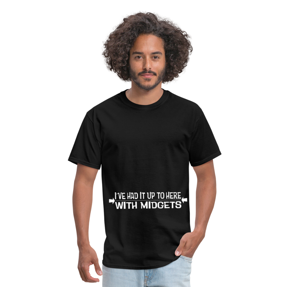 Short Attention Unisex Classic T-Shirt - black