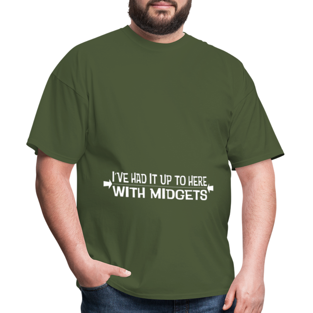 Short Attention Unisex Classic T-Shirt - military green