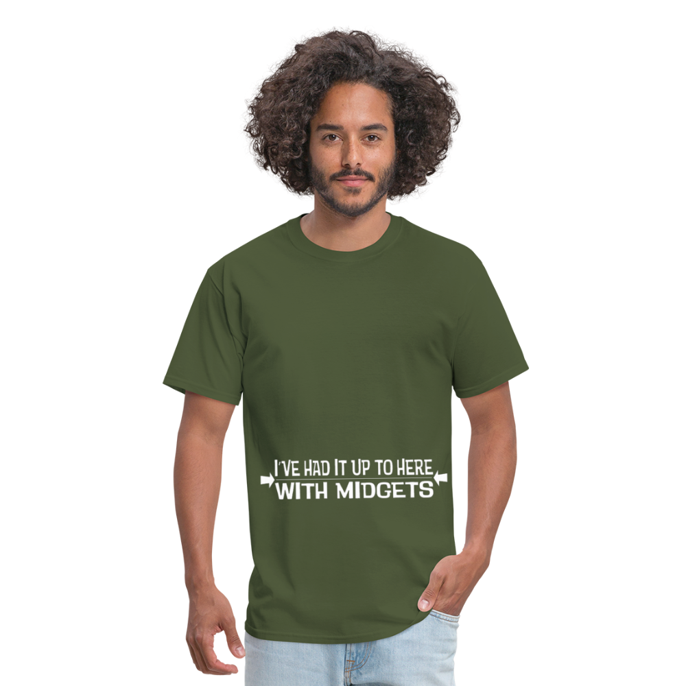 Short Attention Unisex Classic T-Shirt - military green