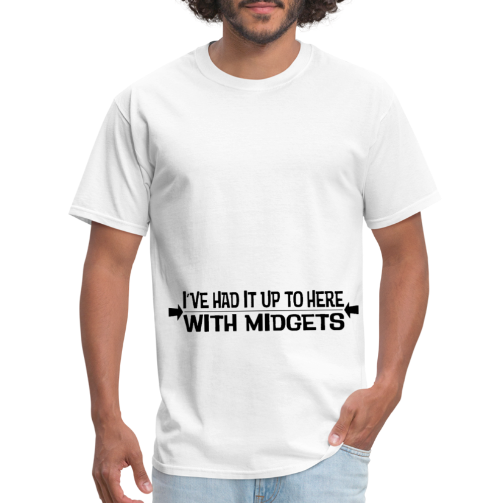 Short attention Unisex Classic T-Shirt - white