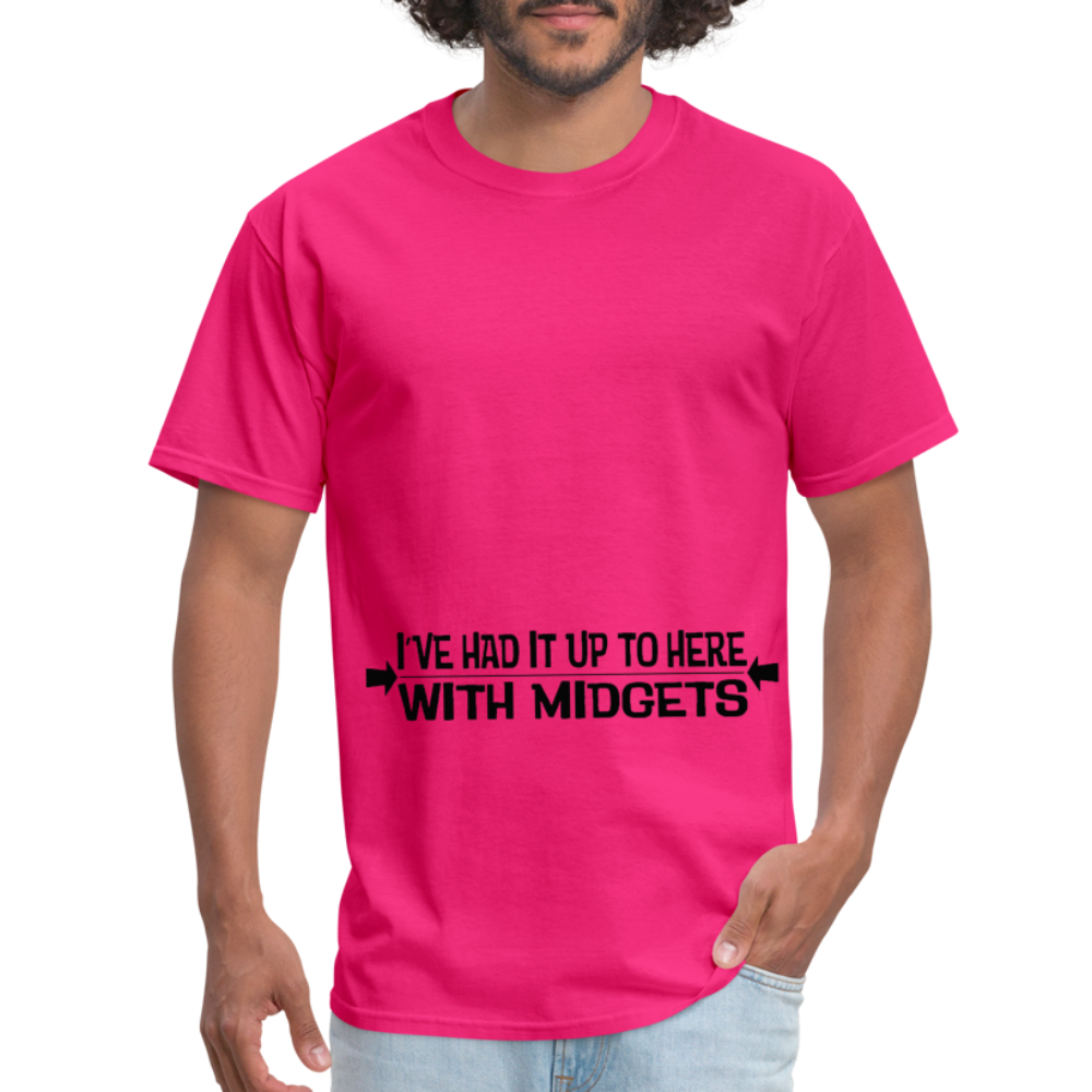 Short attention Unisex Classic T-Shirt - fuchsia