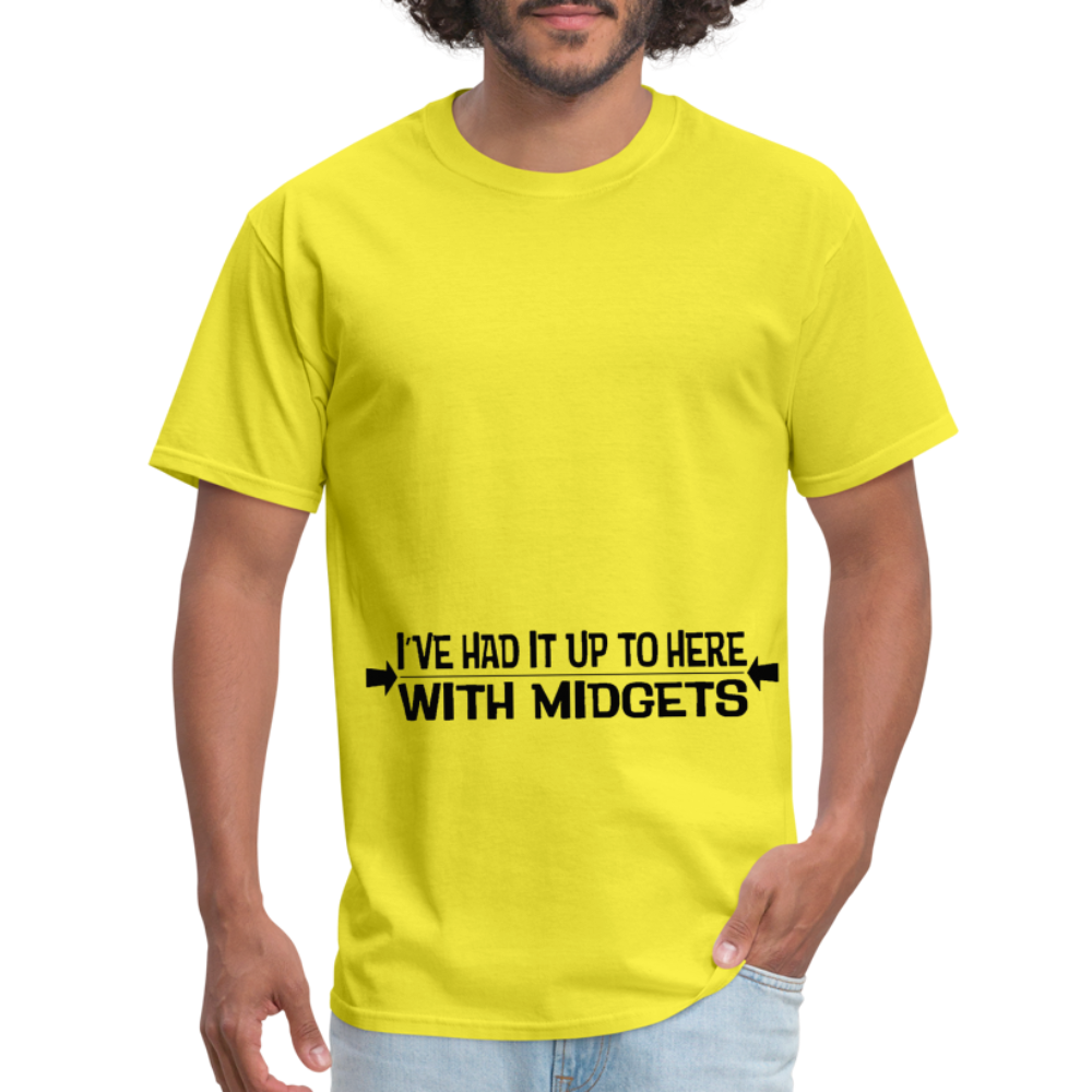 Short attention Unisex Classic T-Shirt - yellow
