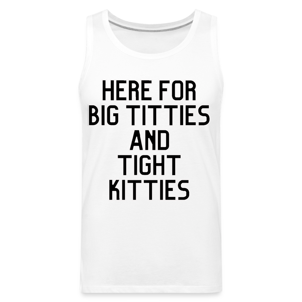 Lake vibes Men’s Premium Tank - white