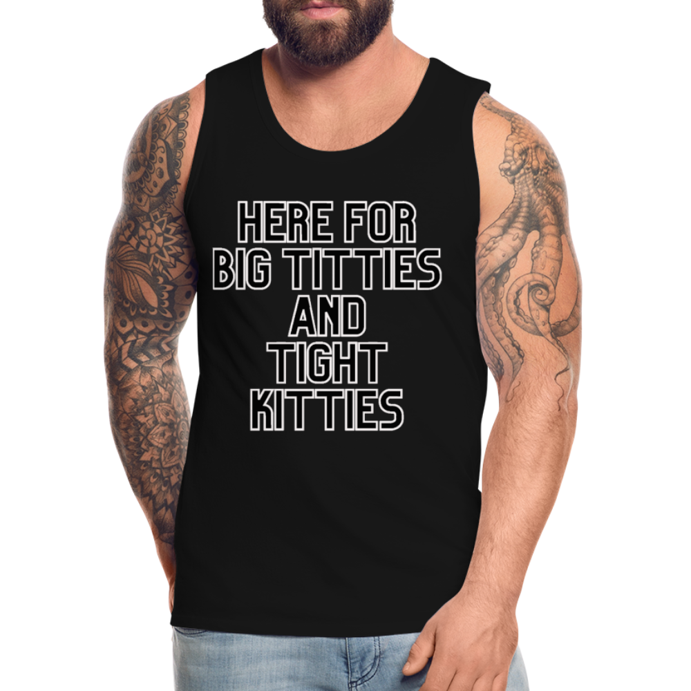 Lake vibes Men’s Premium Tank - black