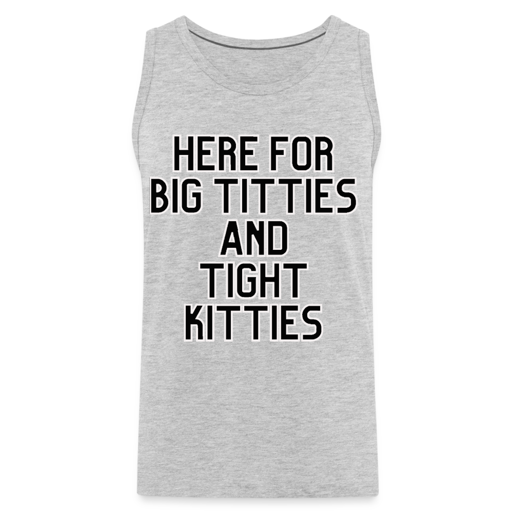 Lake vibes Men’s Premium Tank - heather gray