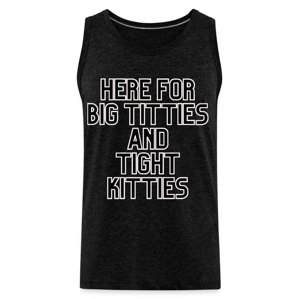 Lake vibes Men’s Premium Tank - charcoal grey
