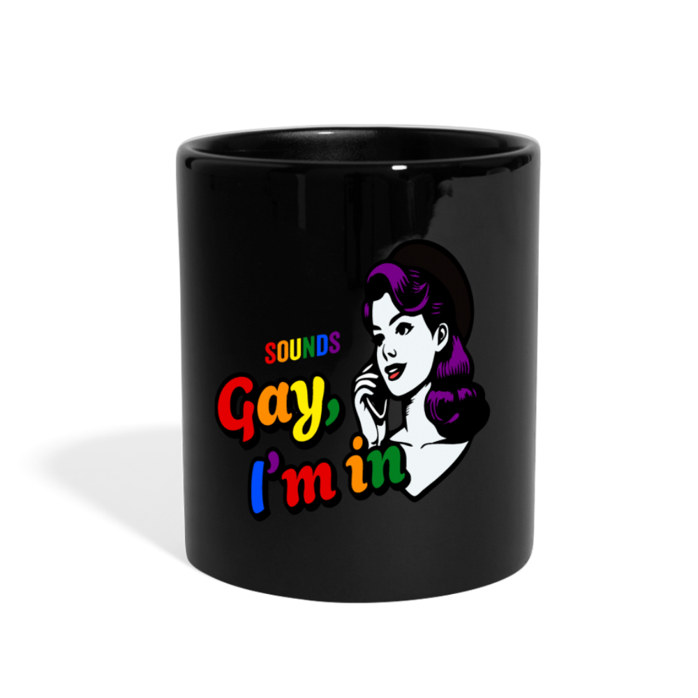 Sounds Gay Full Color Mug - black