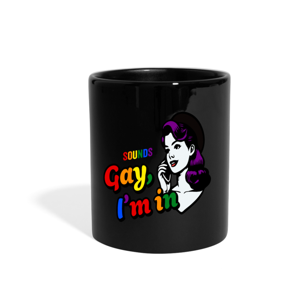 Sounds Gay Full Color Mug - black