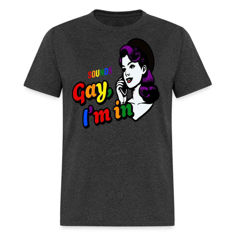 Sounds Gay Unisex Classic T-Shirt - heather black