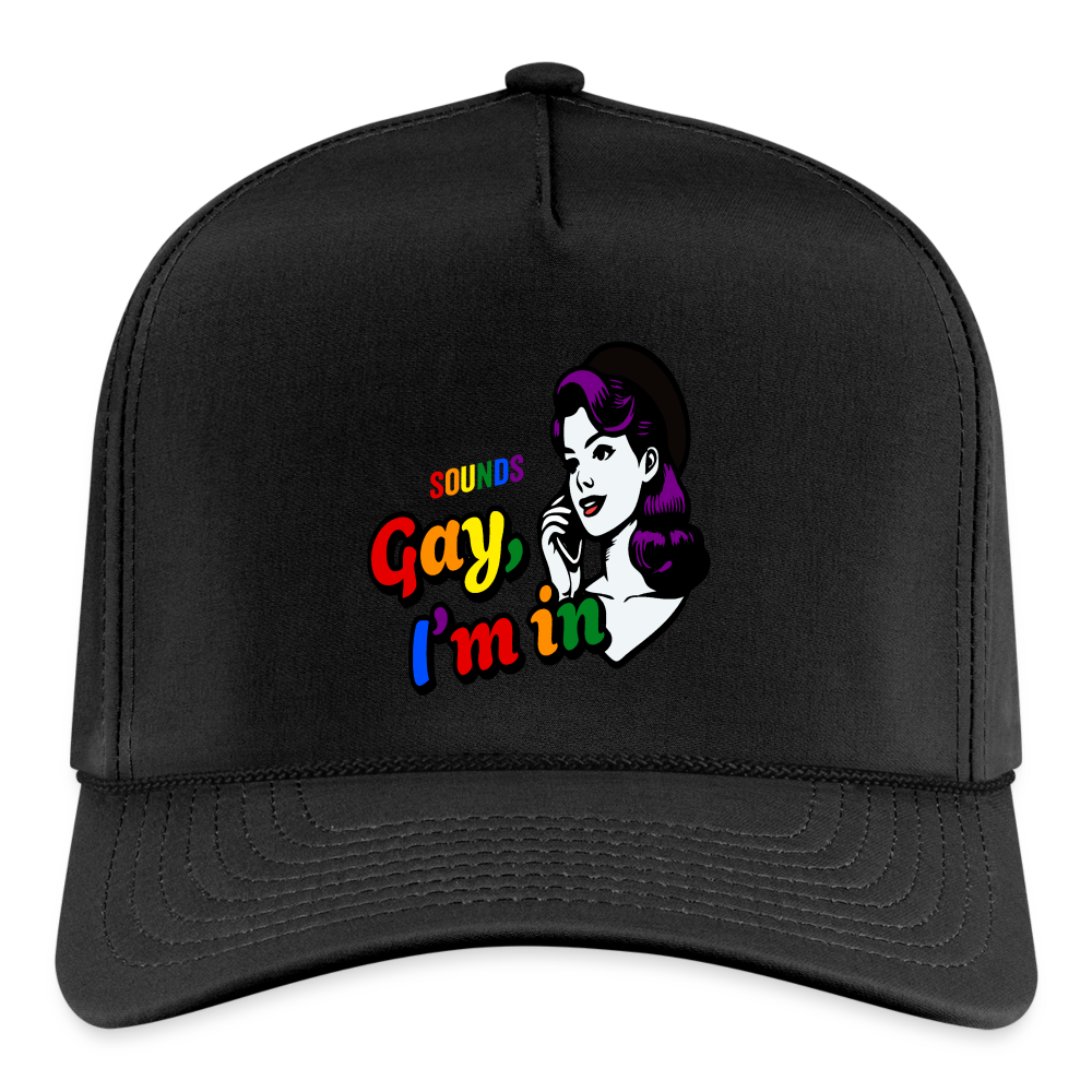 Sounds Gay Rope Cap - black/black
