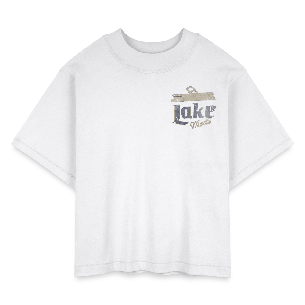 Lake mode Women's Boxy Tee - white