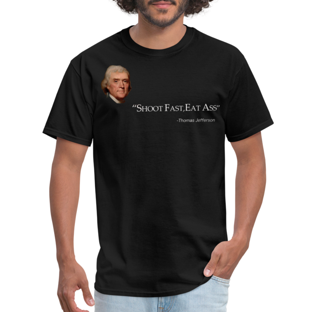 Shoot fast eat Unisex Classic T-Shirt - black