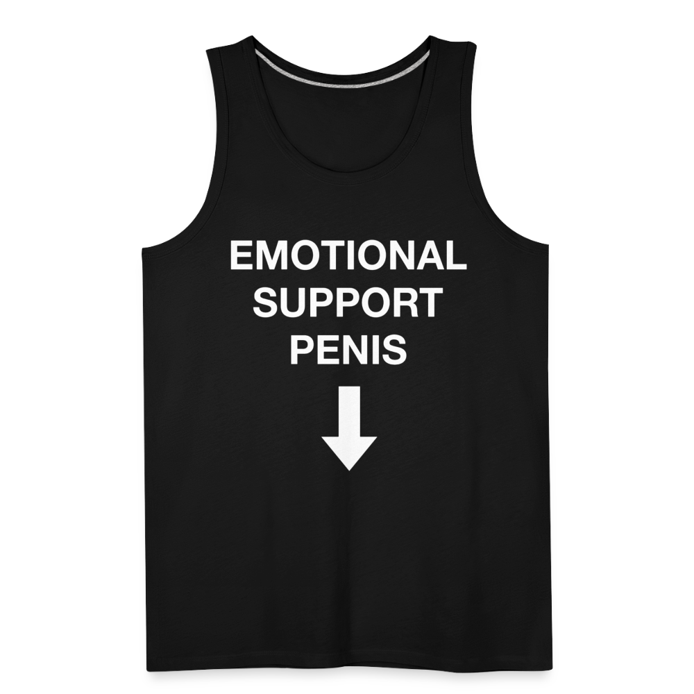 Emotional support funny lake Men’s Premium Tank - black