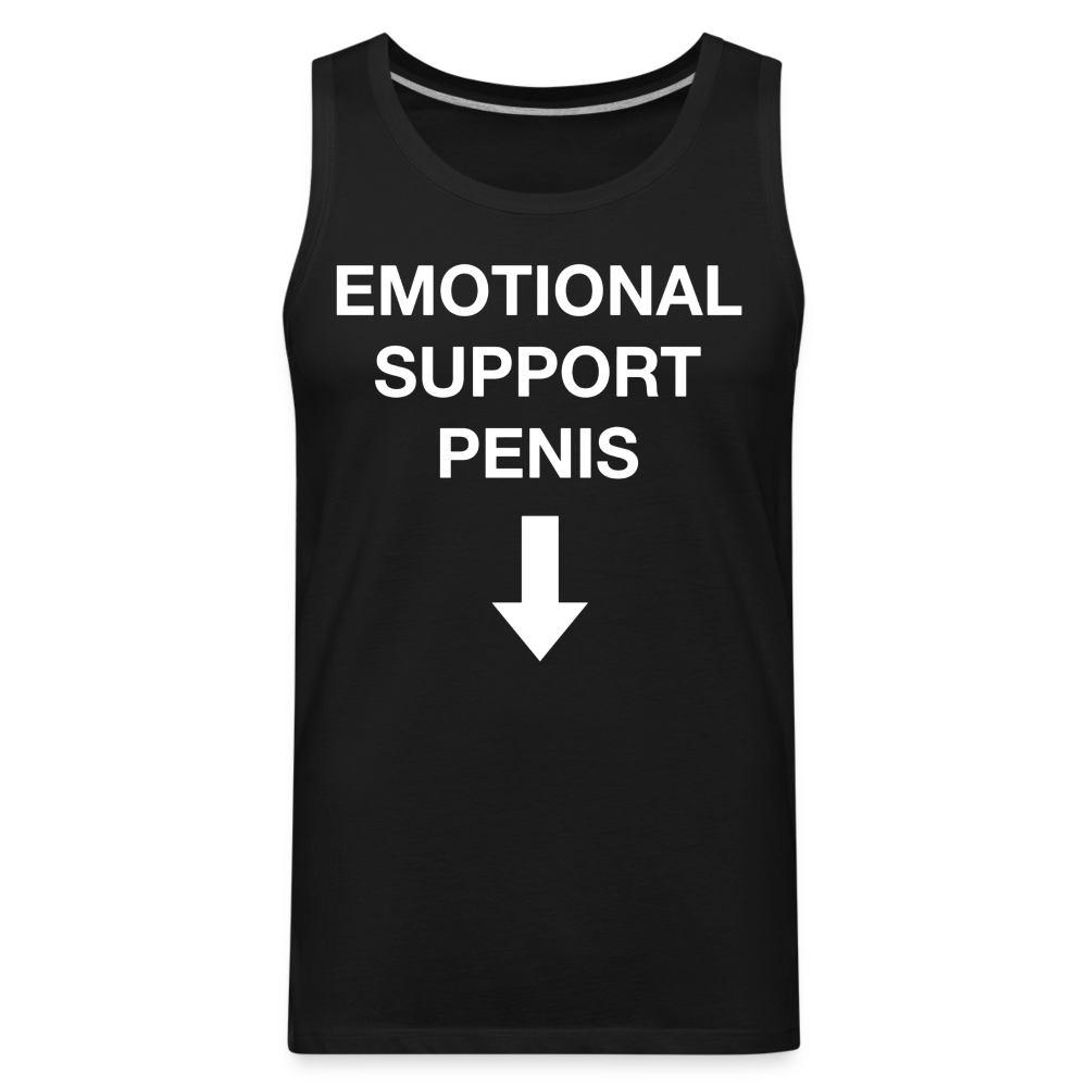 Emotional support funny lake Men’s Premium Tank - black