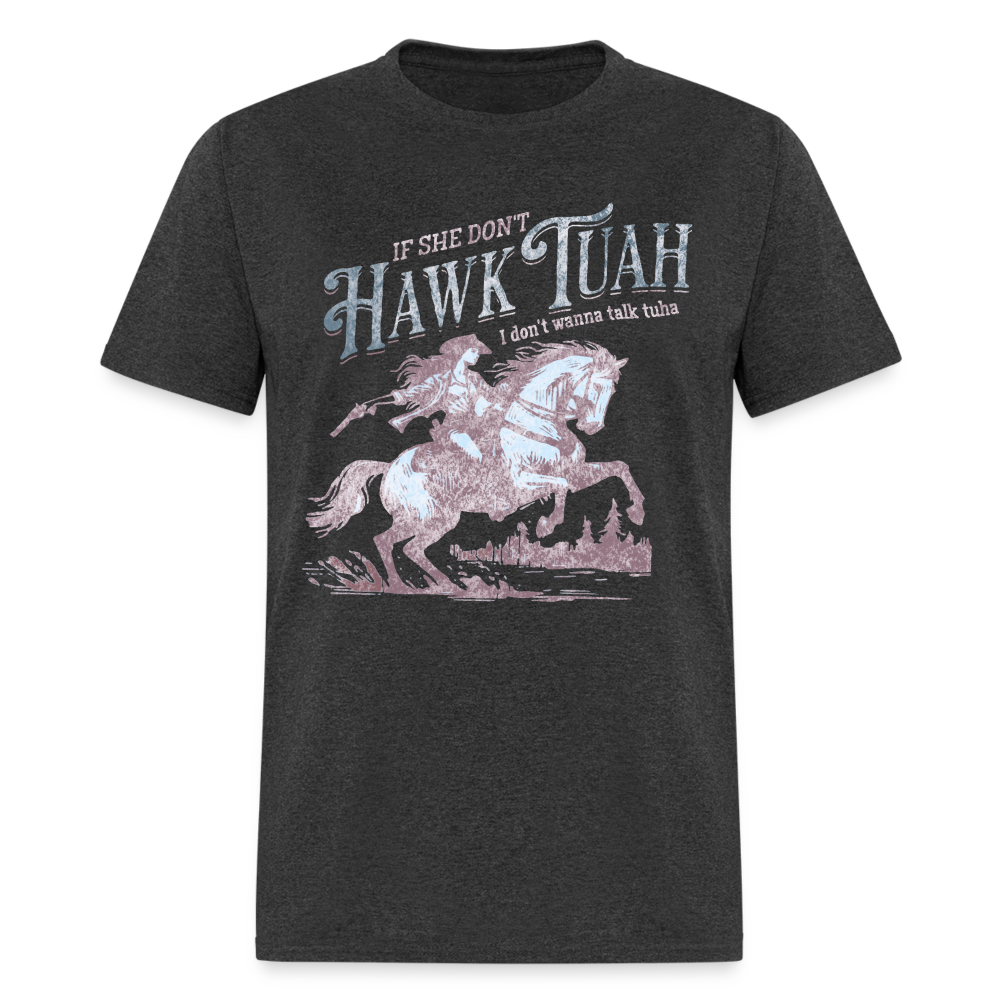 Hawk Tuah Country Unisex Classic T-Shirt - heather black