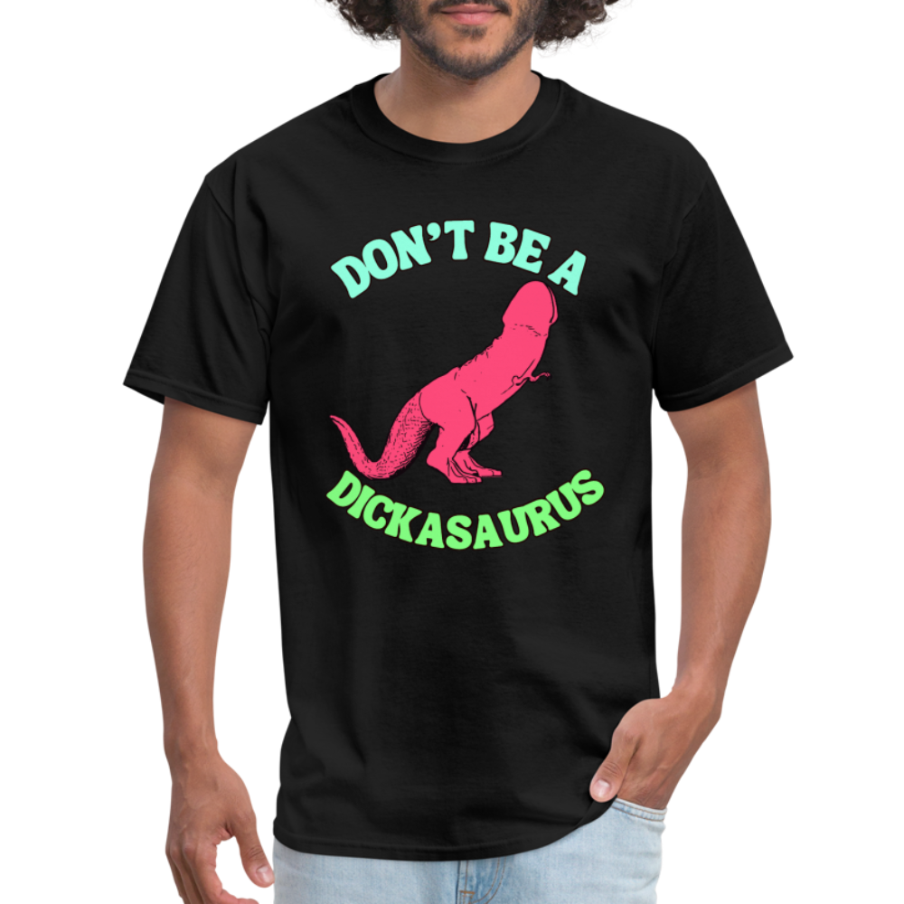 Dinosaur D Shirt Funny Unisex Classic T-Shirt - black