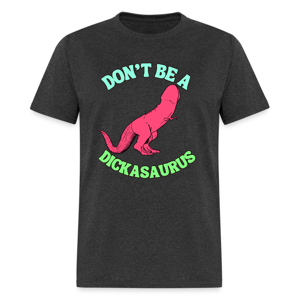 Dinosaur D Shirt Funny Unisex Classic T-Shirt - heather black