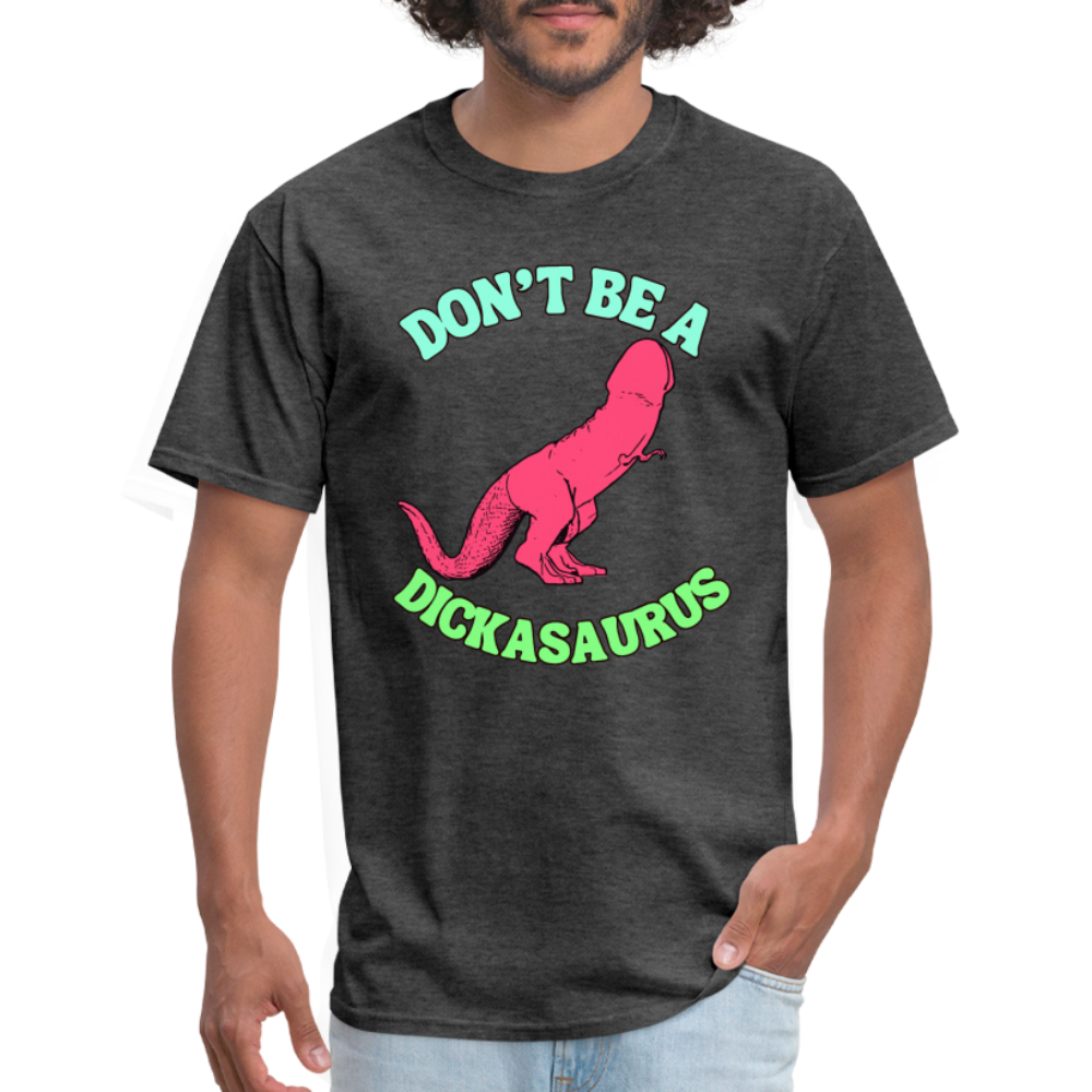 Dinosaur D Shirt Funny Unisex Classic T-Shirt - heather black