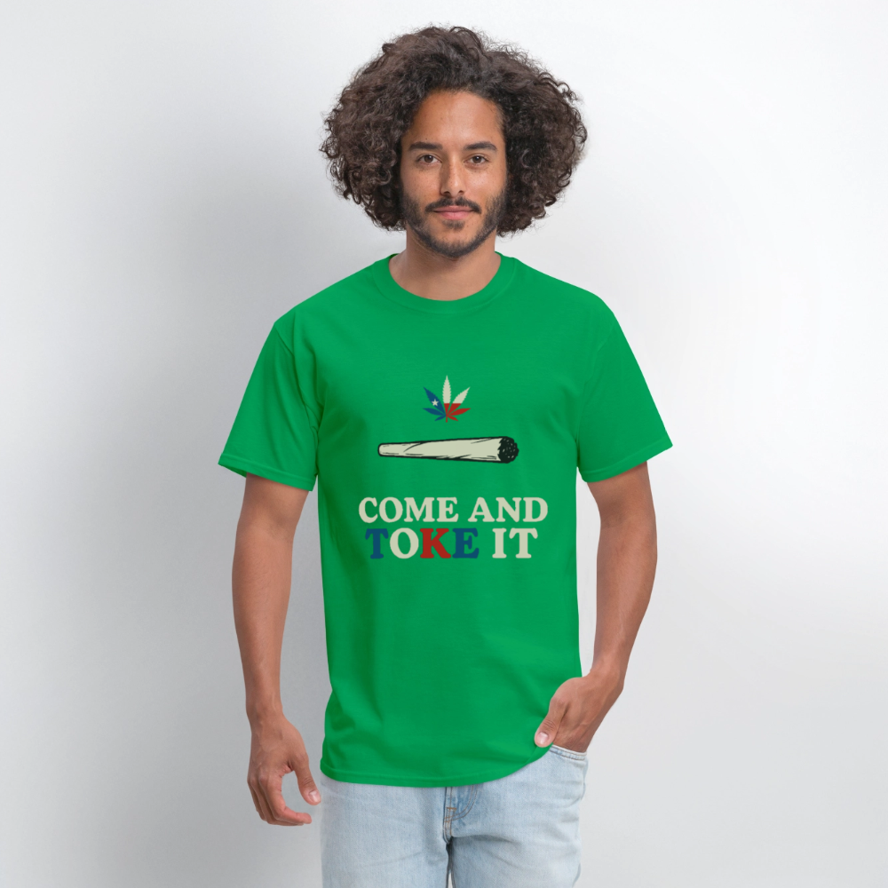 Come & Toke It Unisex Classic T-Shirt - bright green
