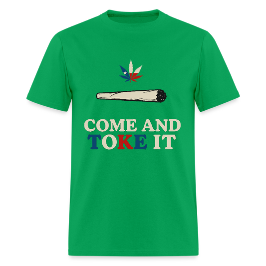 Come & Toke It Unisex Classic T-Shirt - bright green