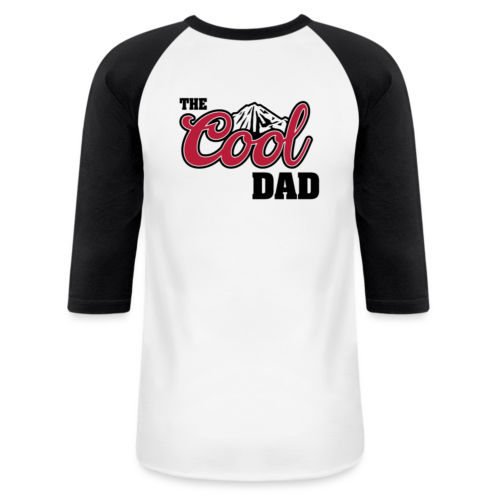 The Beer Dad Raglan - white/black