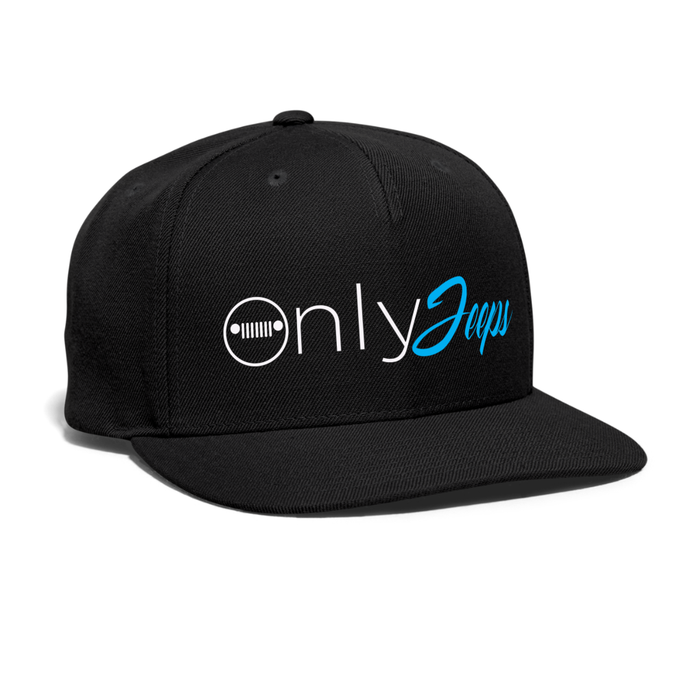 Only Jeeps Snapback - black