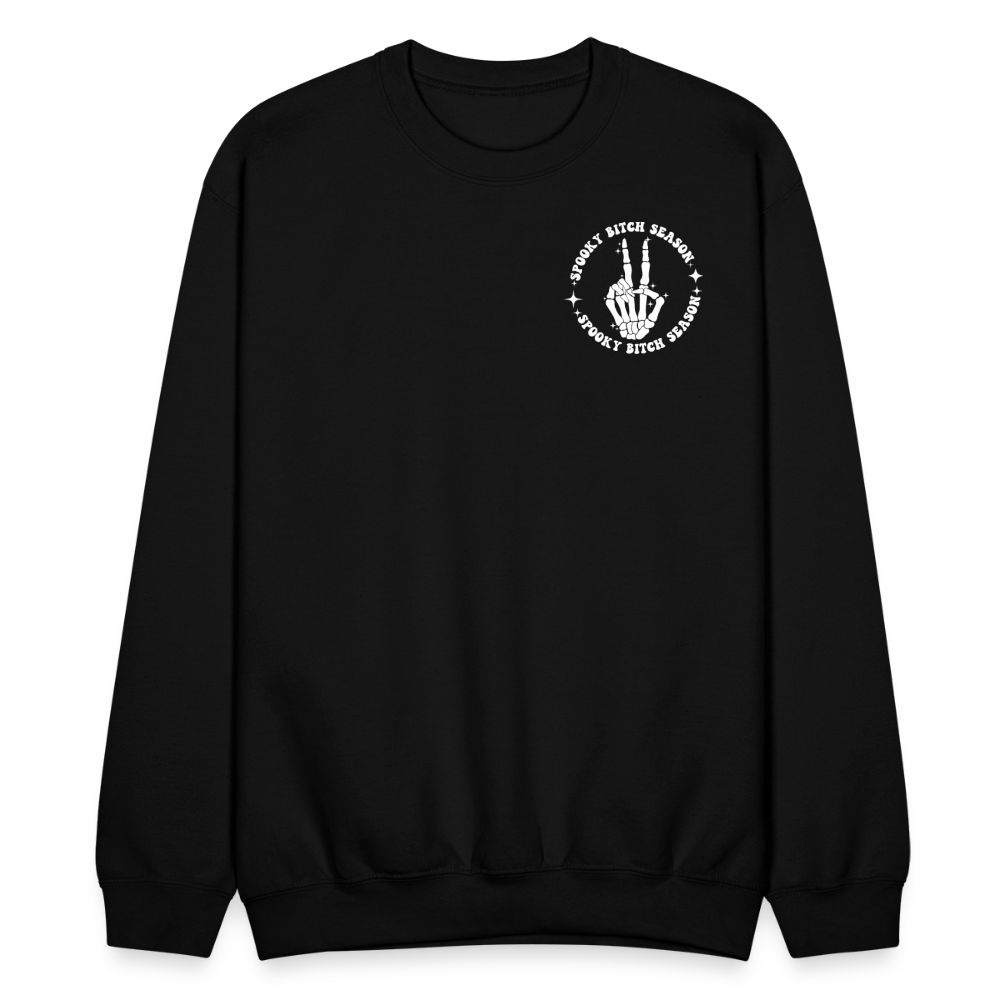 Spooky bitch season Crewneck Sweatshirt - black