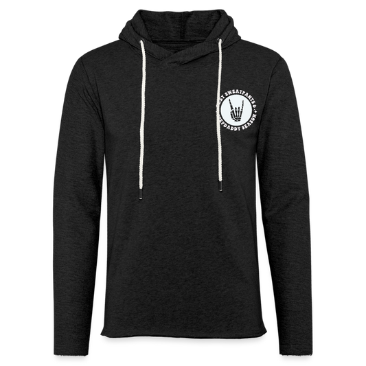Step daddy season  Lightweight Terry Hoodie - charcoal grey