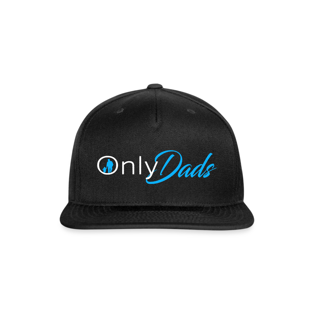 OnlyDads Snapback Baseball Cap - black