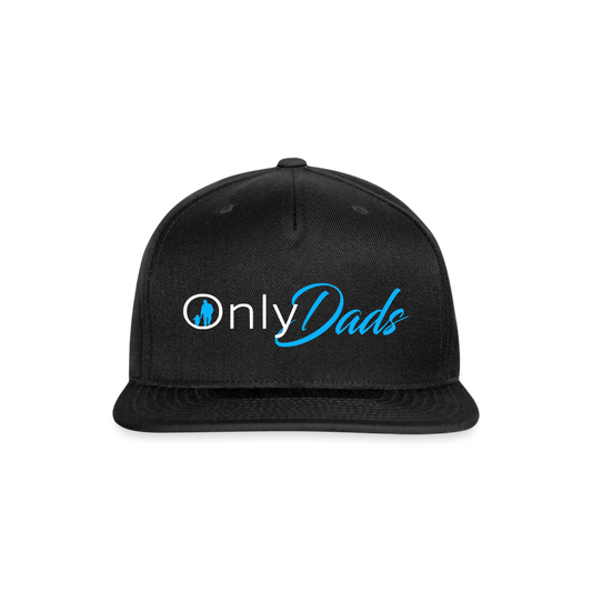 OnlyDads Snapback Baseball Cap - black