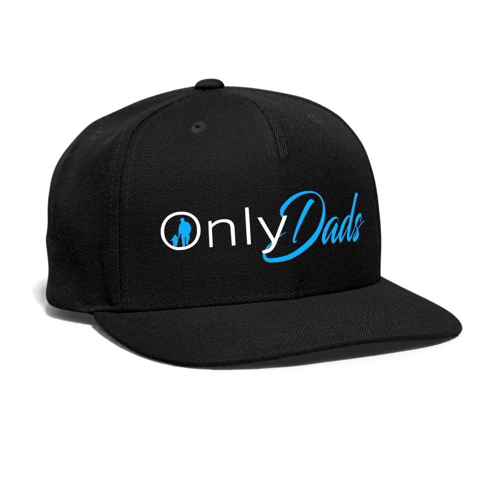 OnlyDads Snapback Baseball Cap - black